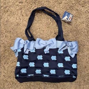 North Carolina Tar Heels ribbon purse